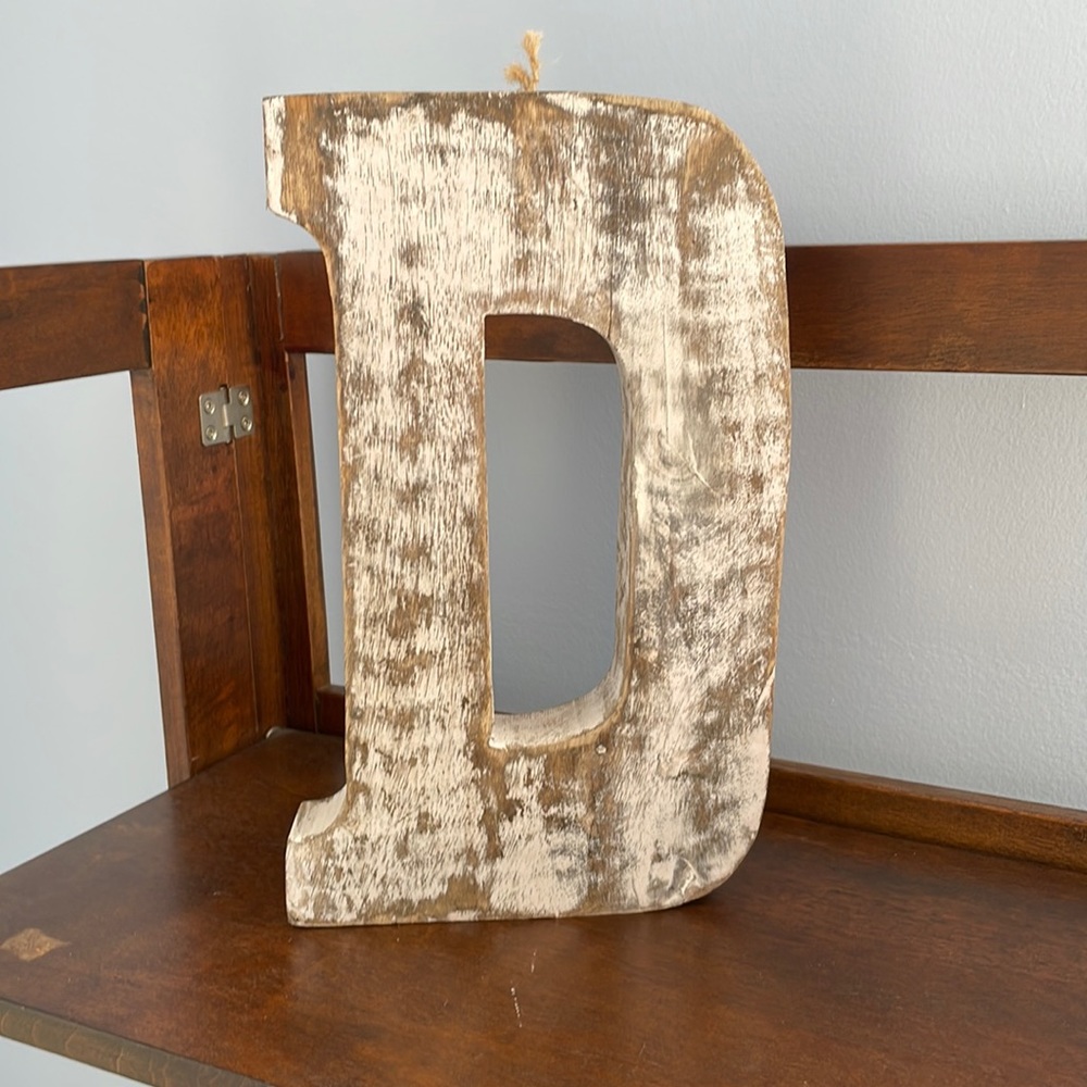Wooden Letter D ❣️